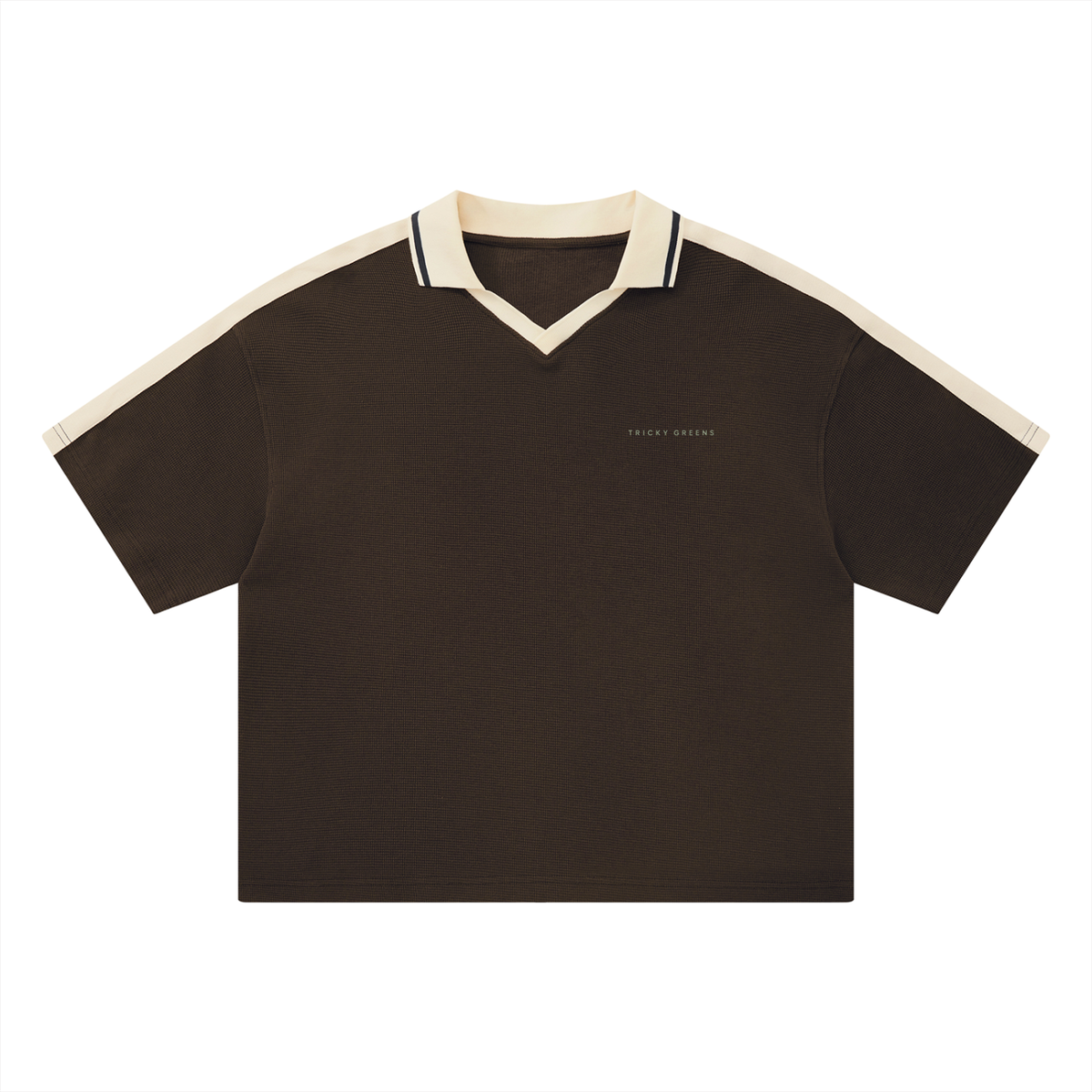 Retro Color Block Polo Shirt